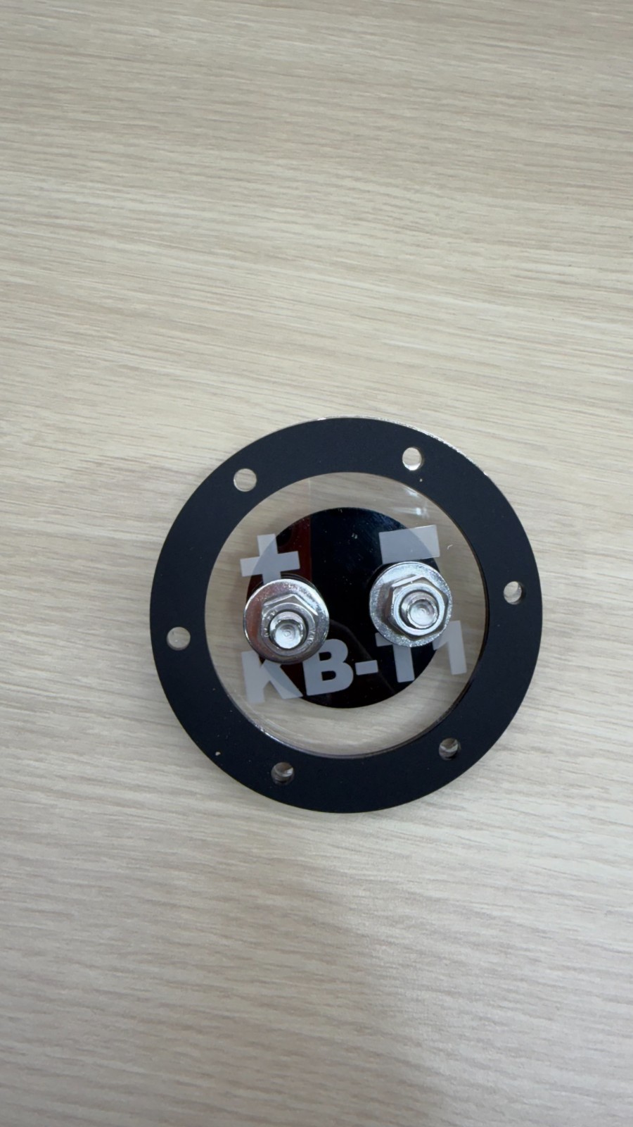 Round Subwoofer Speaker Box Terminal Cup Single Input KB-T1