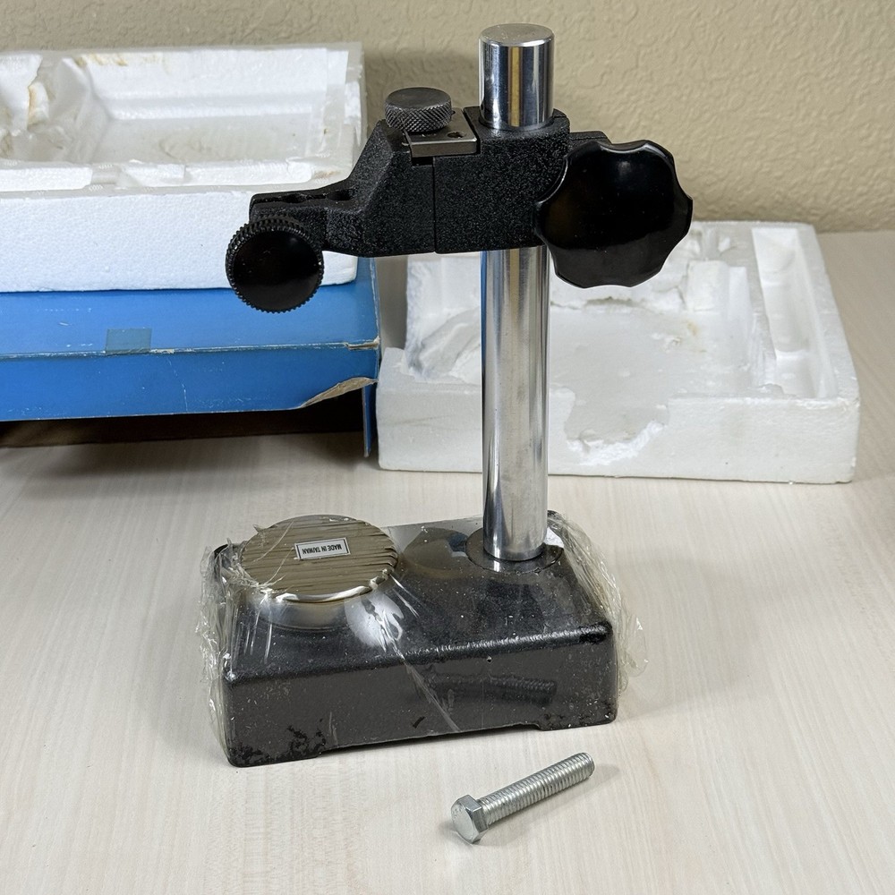 Dial Indicator Gage Stand Surface Plate 3” Dia