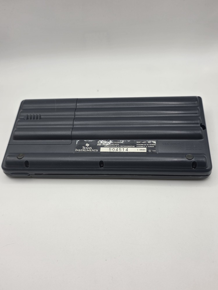 Texas Instruments Spell-Checker Handheld Device (1989) - Tested & Working