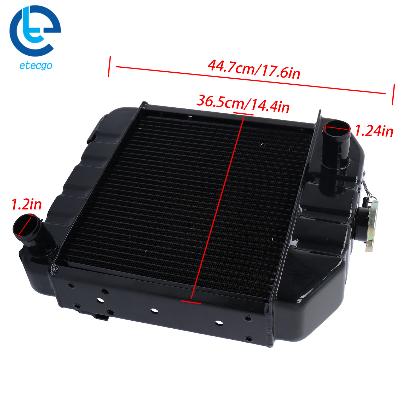 Radiator For Kubota Tractors B6100 B7100 B6100HST-E & B7100HST-DT 15553-72060