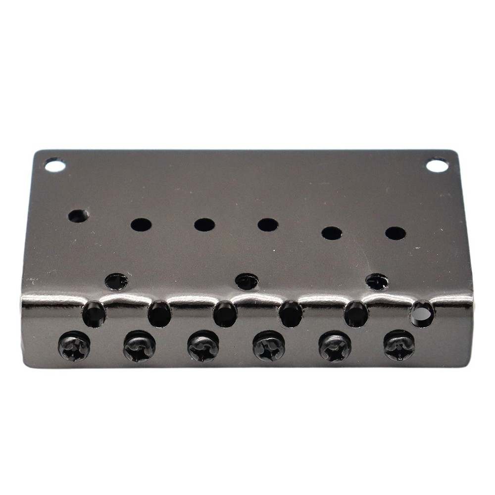 12 String Electric Guitar Bridge Metal 12 String Fixed Hardtail Bridge Black