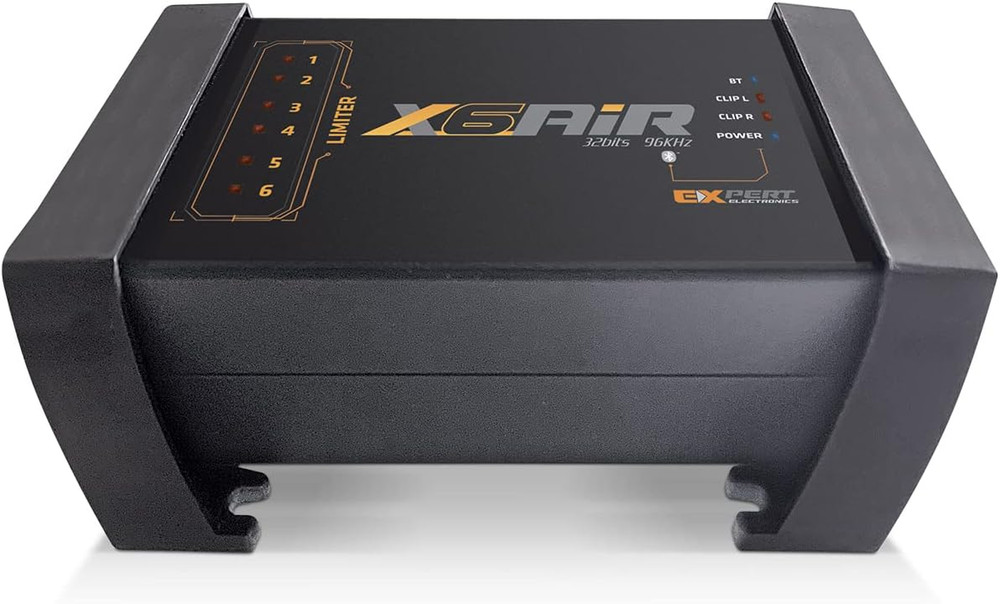 X6AIR 6 Channel Car Audio Processor Controlled via 32 BIT 96K Bluetooth Process
