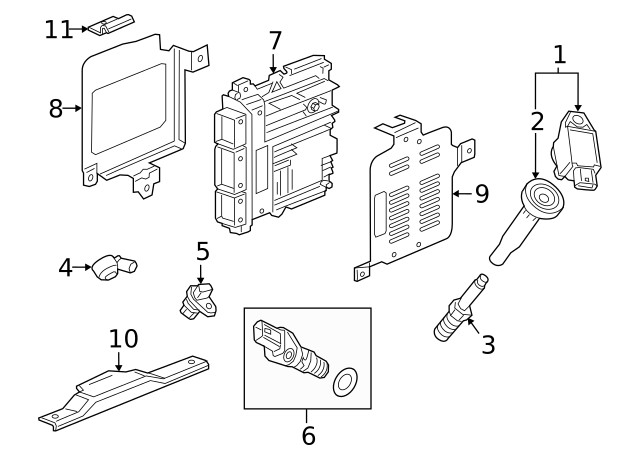 Genuine GM Engine Control Module Bracket 84576139