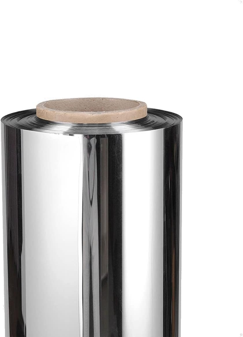 Silver Metallic Mirror Aisle Runner Dance Floor Carpet for Wedding 4×33 Ft, Mirr