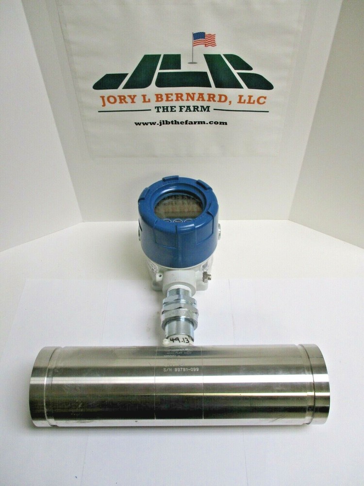 TURBINES INC. E-SERIES FLOW RATE INDICATOR / TOTALIZER WITH 3" TMO300 FLOWMETER