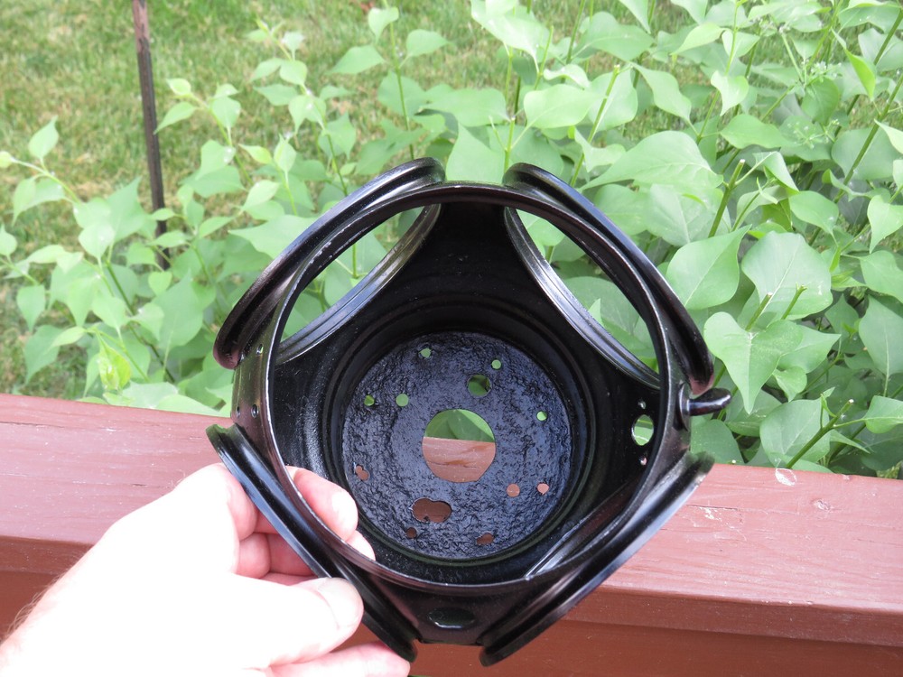 4 WAY RAILROAD LANTERN HOUSING NICE CONDITION