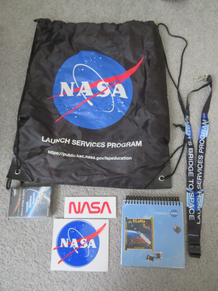 NASA Launch Services Program OFFICIAL Lanyard Decal, Backpack, Playing Cards lot