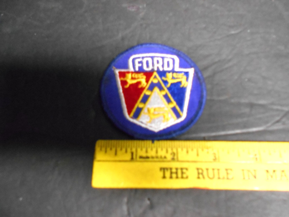 Ford Uniform/Jacket Patch,  2¾" Diameter, ca 50s