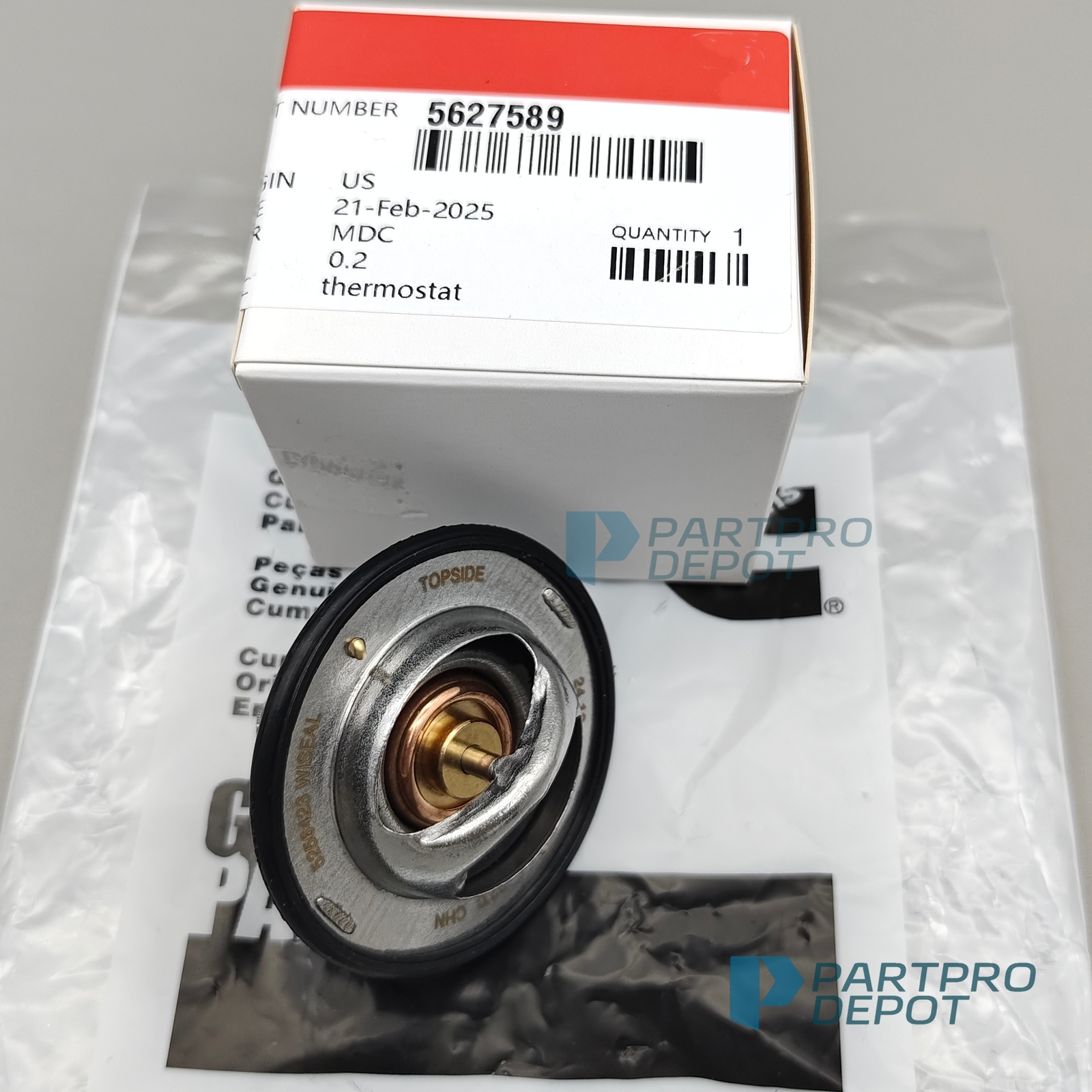 New Thermostat Fits For Cummins Engine P/N 5627589