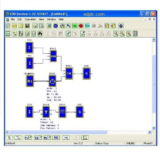 Ladder Logic Programing PLC Automation Software, Function Logic Block +Examples