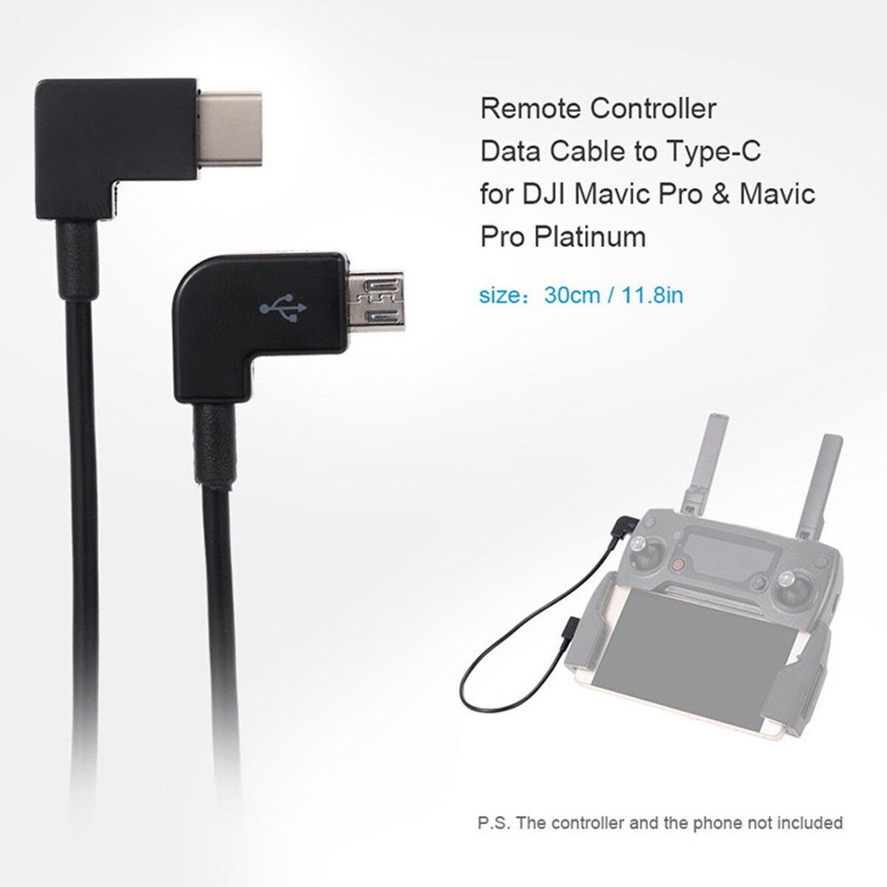 Type-C Remote Controller Data Cable to Micro USB for DJI Mavic Pro USB-C Cable