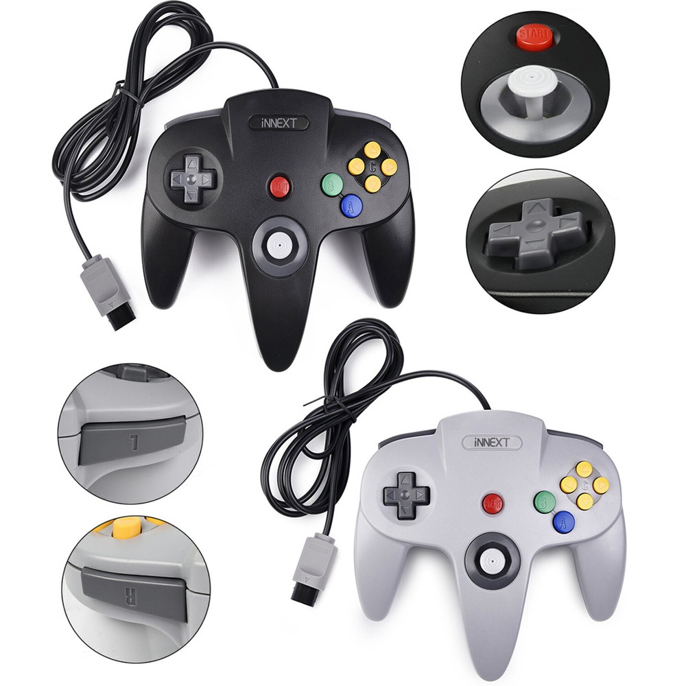 For Nintendo 64 N64 Controller Video Game Console Gamepad Joystick Joypad Wired