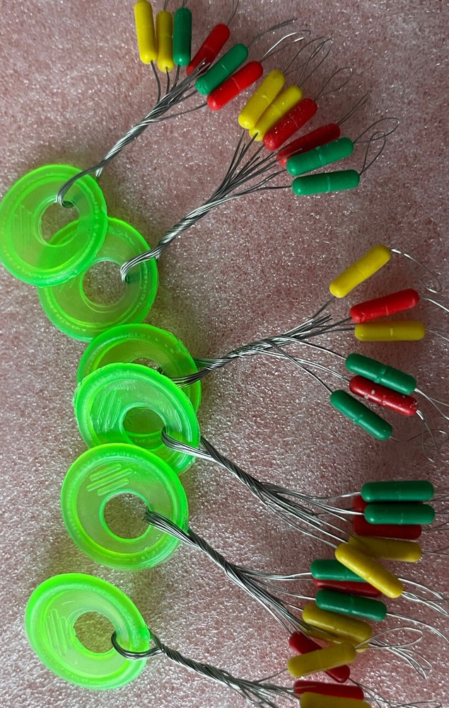 72 X Rubber Stops, LINE STOPS RIG STOPS, Rubber Grip LARGE SIZE STOPS