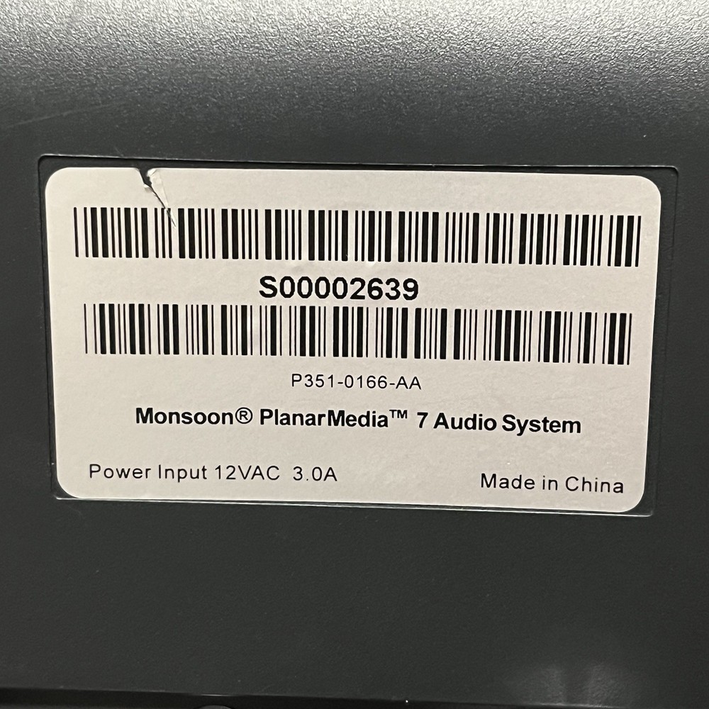 Monsoon PlanarMedia 7 Audio System Subwoofer with Controller