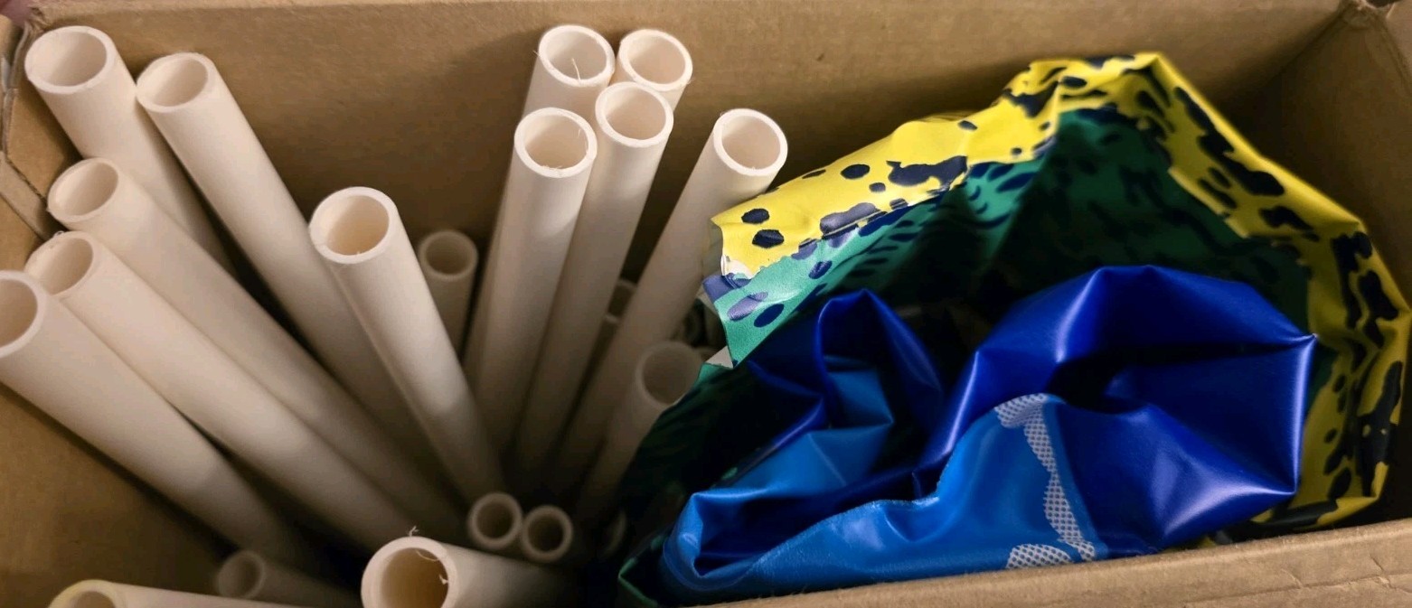 1993 Vintage Mighty Morphin Power Rangers Vinyl Playhouse Complete