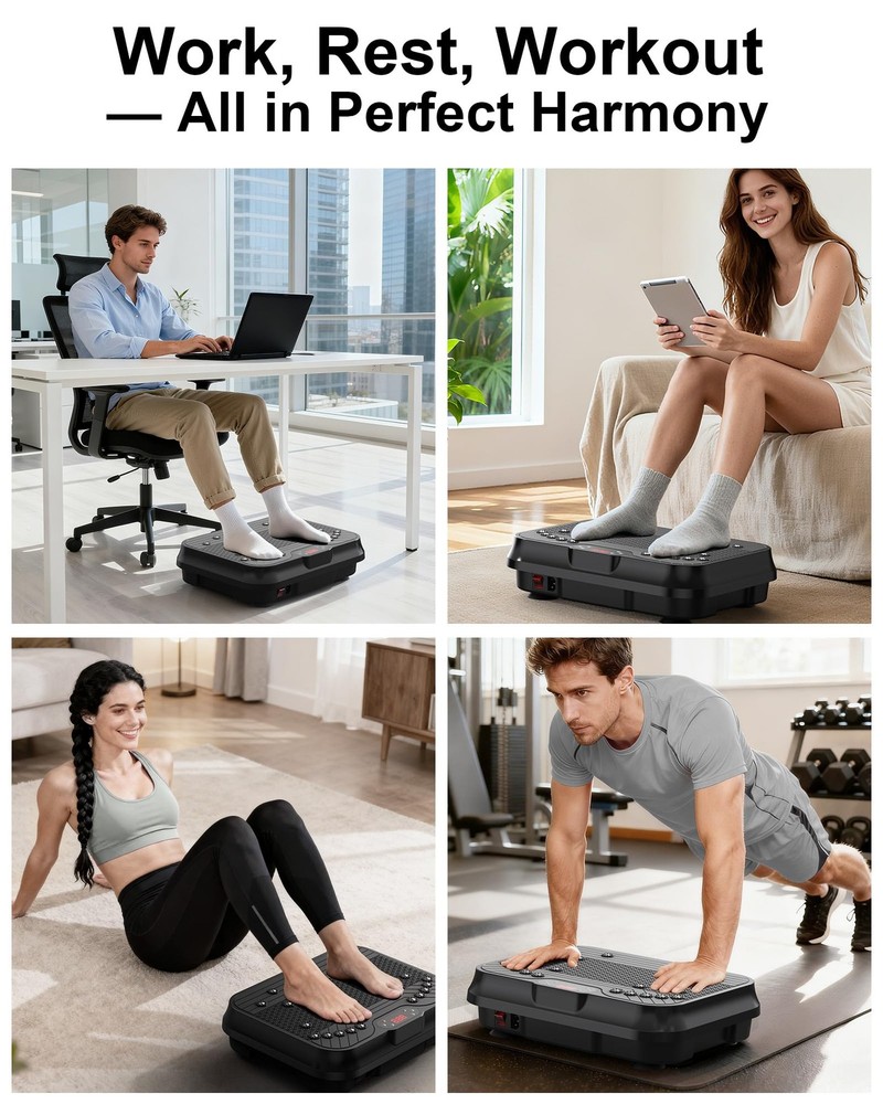 Vibration Plate Exercise Machine, Shake Plate, Vibration Plate for Lymphatic ...