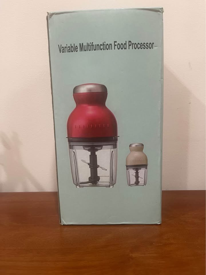 Variable Multifunction Food Processor, Red