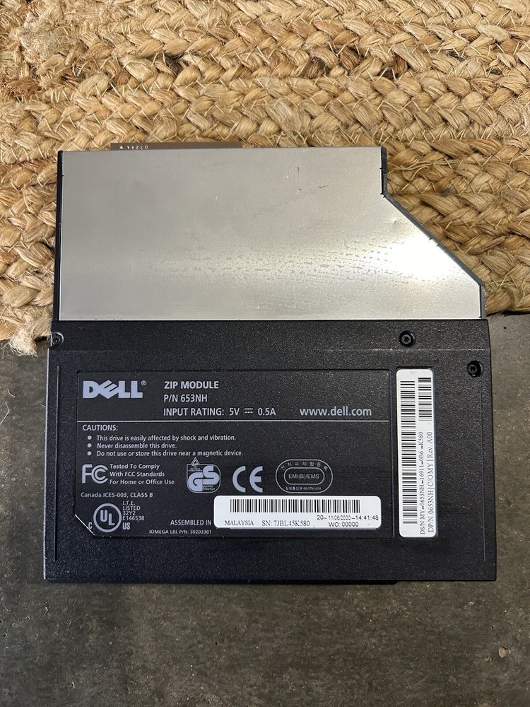 Dell Zip Module 653NH Internal Laptop Drive