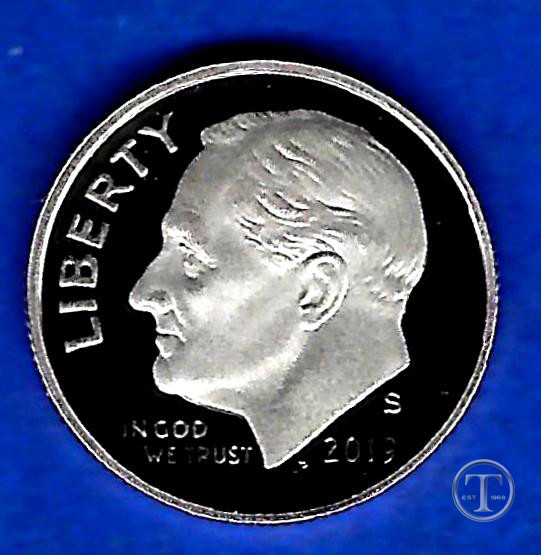 2019 S Proof Roosevelt Dime - Gem Proof - IN STOCK