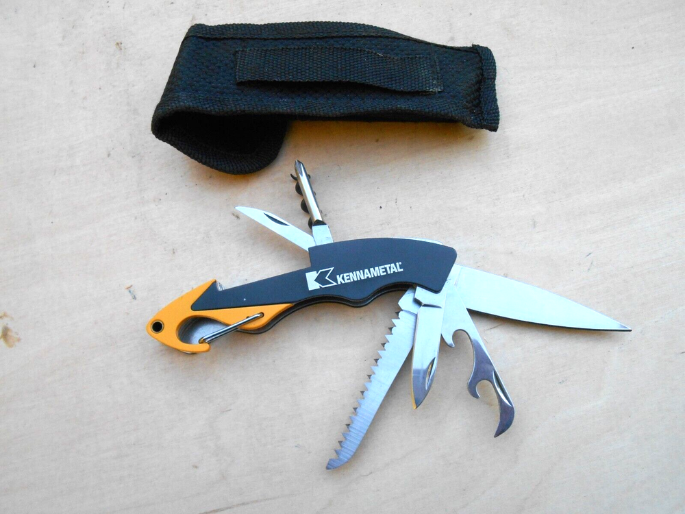 VTG. KENNAMETAL MULTI TOOL POCKET KNIFE , 7 BLADES, TOOLS