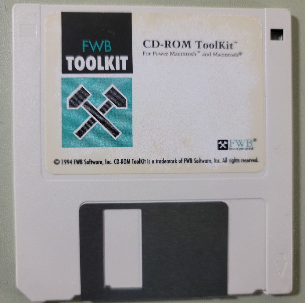 FWB CD-ROM Toolkit for Power Macintosh and Macintosh Install Disk