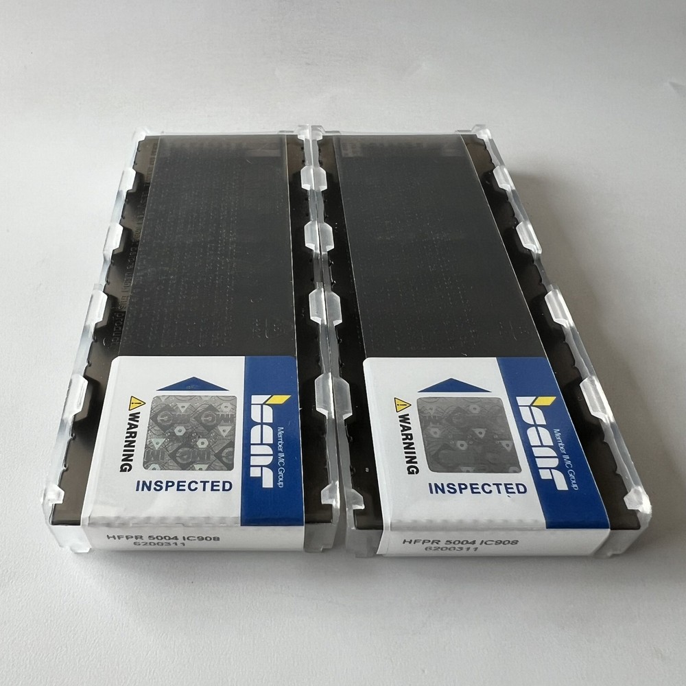 ISCAR / HFPR5004 IC908 / Industrial indexable carbide inserts 10 Pcs