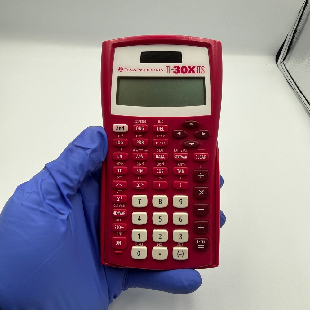 Texas Instruments TI-30X IIS Scientific Calculator Pink Tested