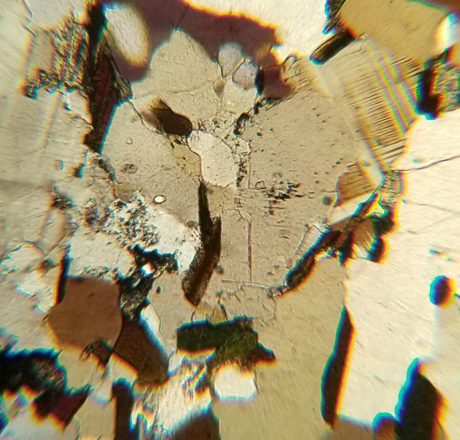 Gneiss Petrographic Microscope Slide (CG-4-2)