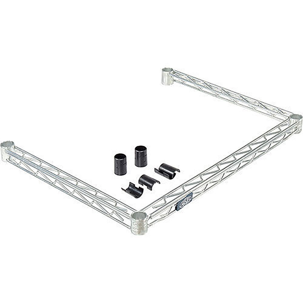 24"W x 18"D Poly-Z-Brite174; Three-Sided Wire Frame