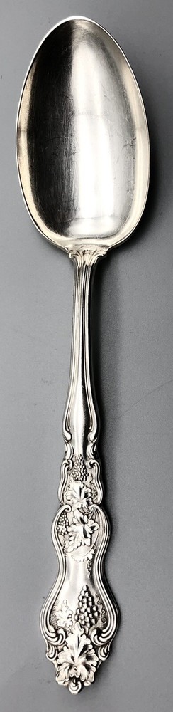 1904 MOSELLE Grapes AMERICAN SILVER PLATE Silverplate TABLESPOON SERVING SPOON