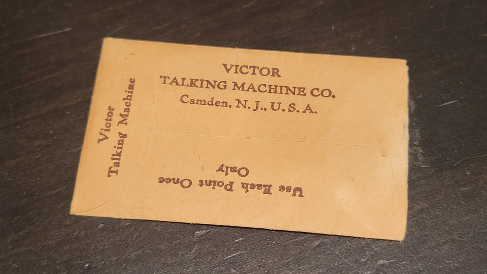 Gramophone phonograph needle Packet Rca Victor Nipper Hmv Half Tone - Empty