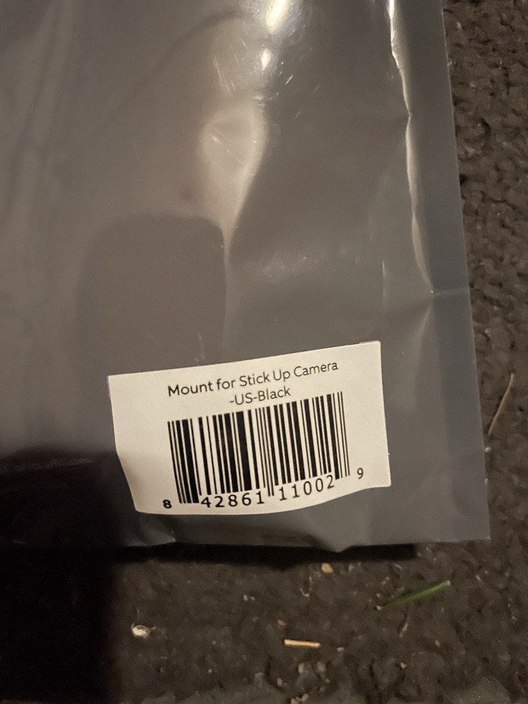 Ring Mount For Stick Up Camera - Black