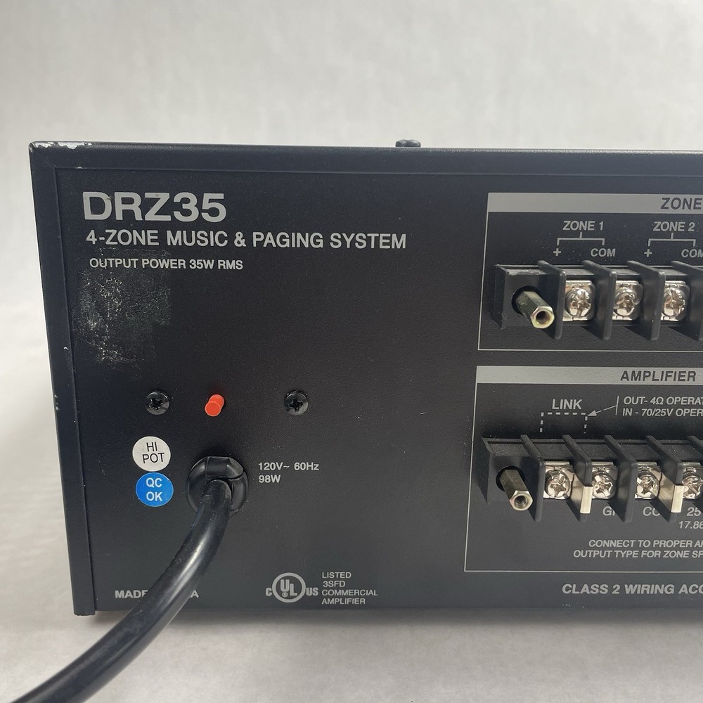 Bogen DRZ35-4 Zone Music & Paging System