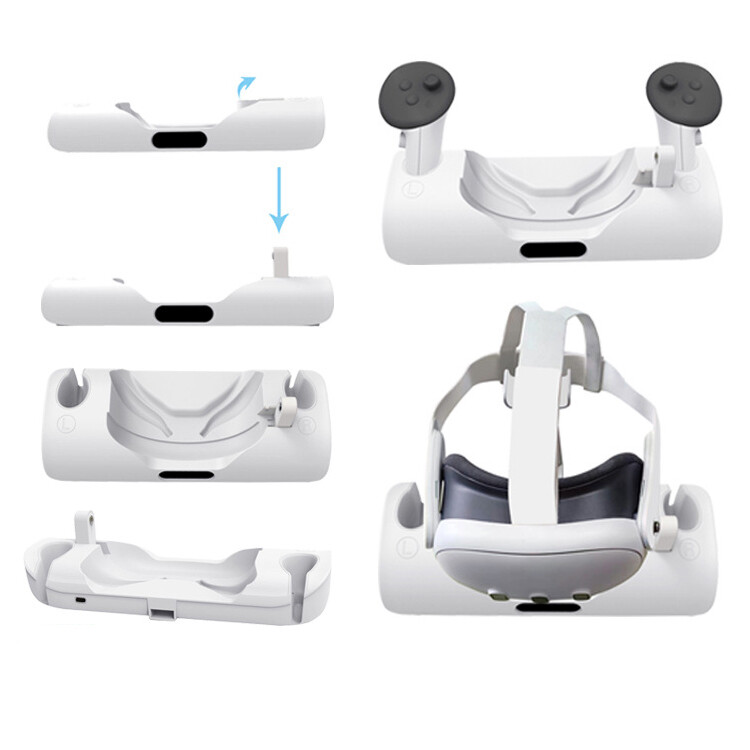 Charging Dock Charger Stand Holder Part For Oculus Quest 3 VR Headset Controller