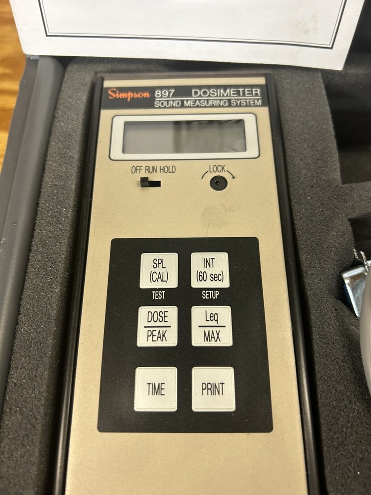 Simpson Model 897 Sound Measuring System