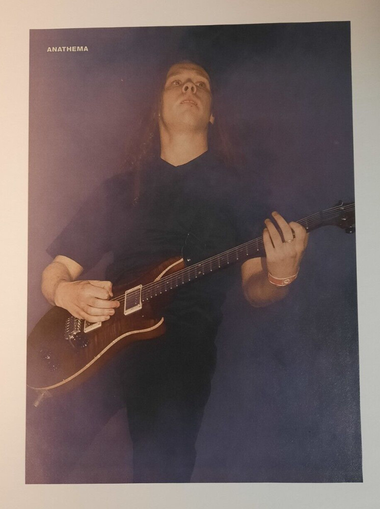 ANATHEMA ~ Great early 2000's solo live shot U.K. Doom  ~ Magazine Page PINUP