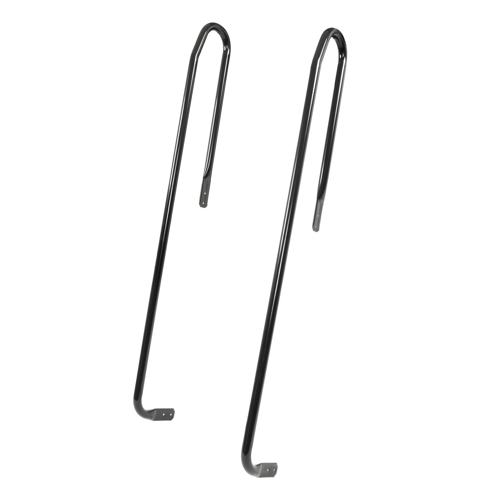 5FT Heavy Duty Step Handrail Black Steel For Indoor/Outdoor Steps & Loft Ladders