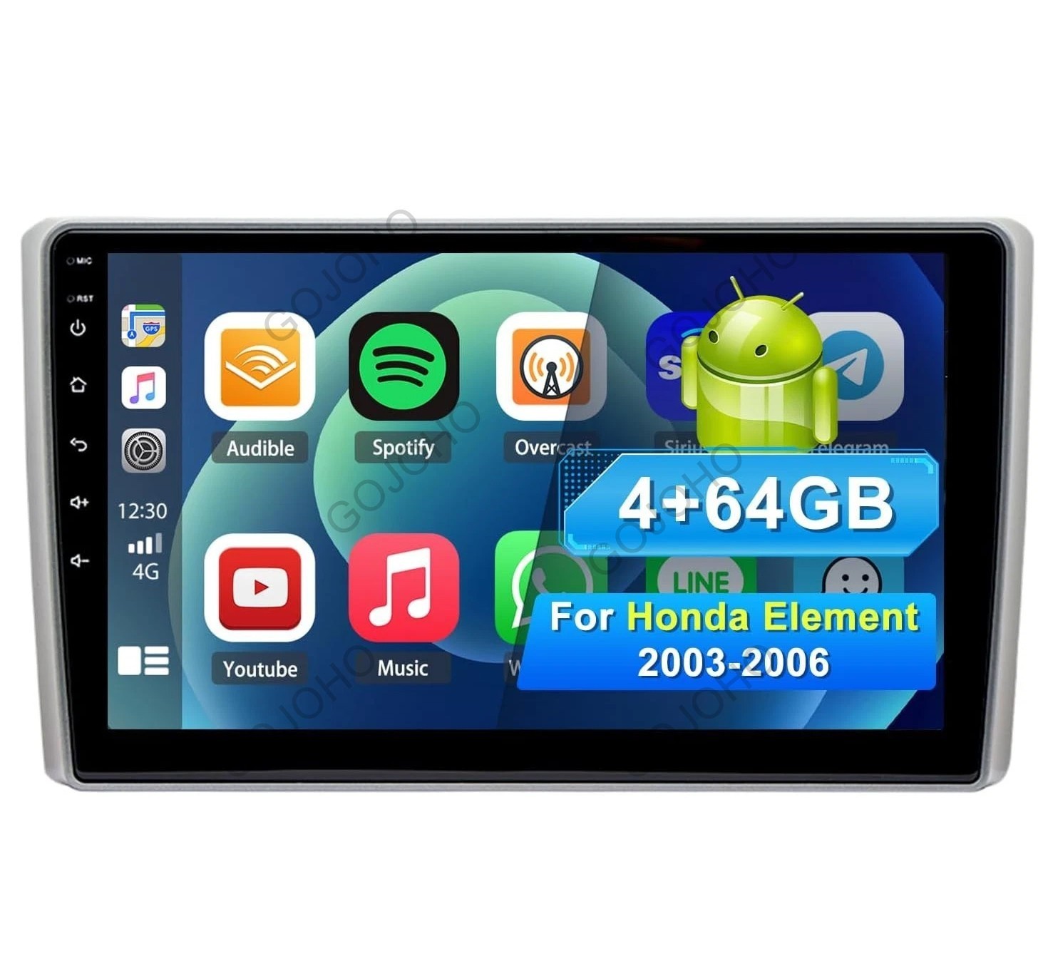 4+64GB 10.1" For Honda Element 2002-2006 Android 13 CarPlay Car Stereo GPS Radio