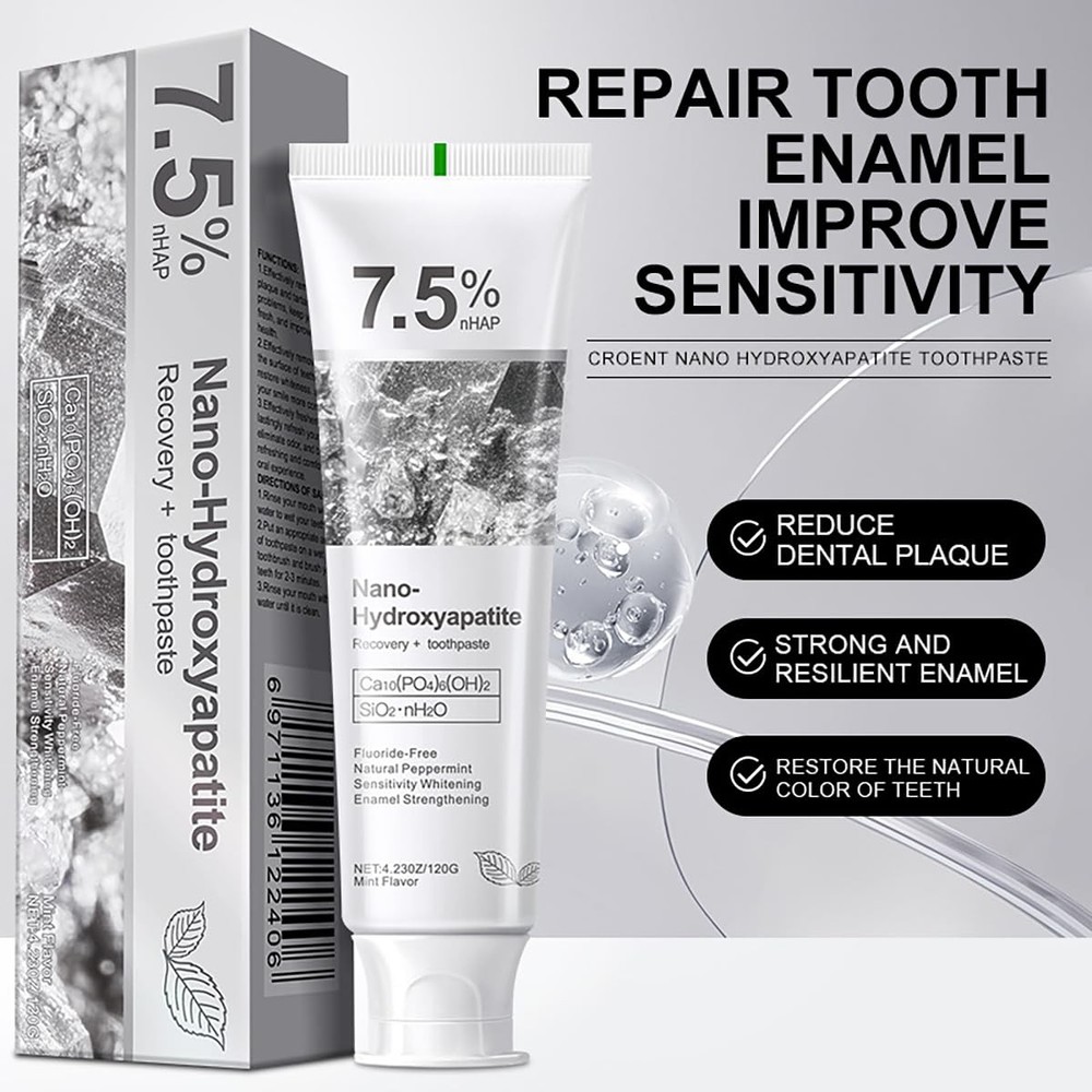7.5% Hydroxyapatite ToothpasteAppropriate for 4.23 Fl Oz (Pack of 1)