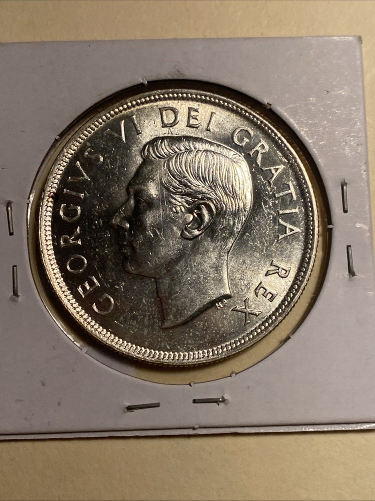 1949 Canada $1 Silver Dollar