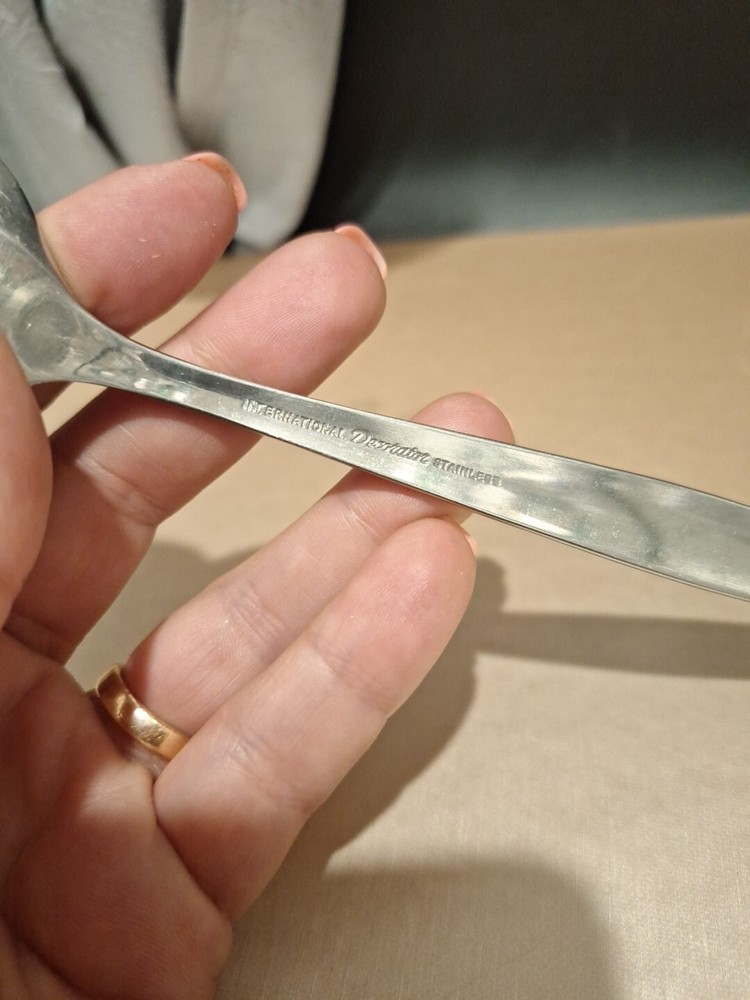 FASCINATION International Decorator Stainless Solid Serving Spoon 8 1/4"