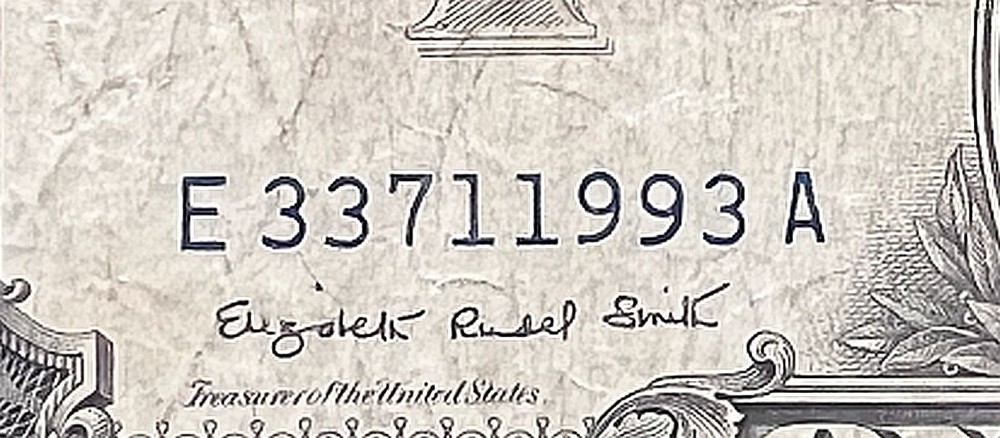 1957A $1 SILVER CERTIFICATE Birthyear Note  E****1993A