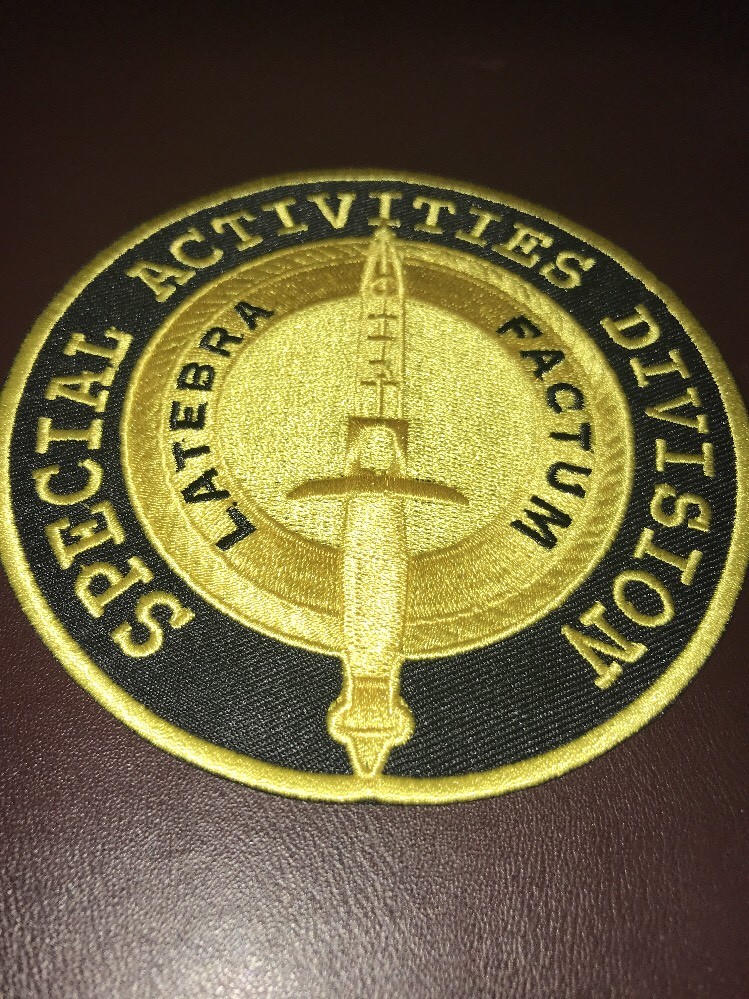 CIA SAD Special Activities Division SOG Latebra Factum 5 Inch Patch Limited