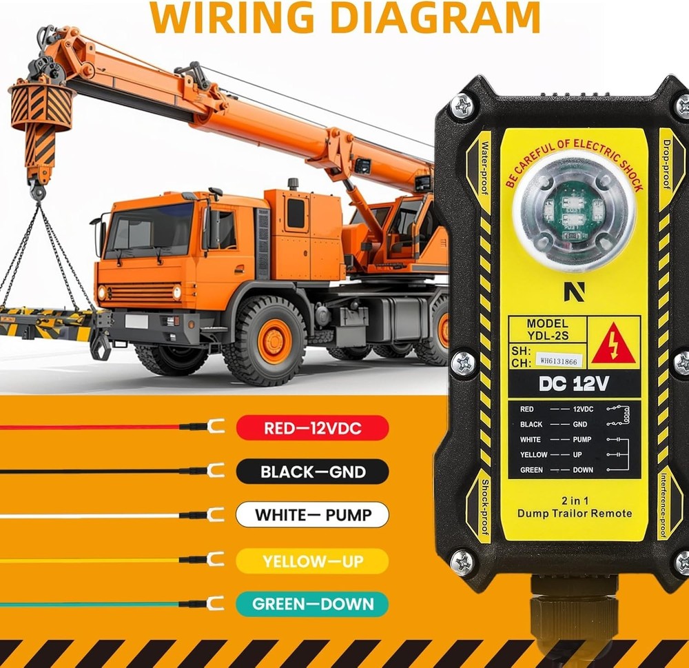 Innovative 2-in-1 Crane Remote - Reliable Control for Heavy Lifting Needs