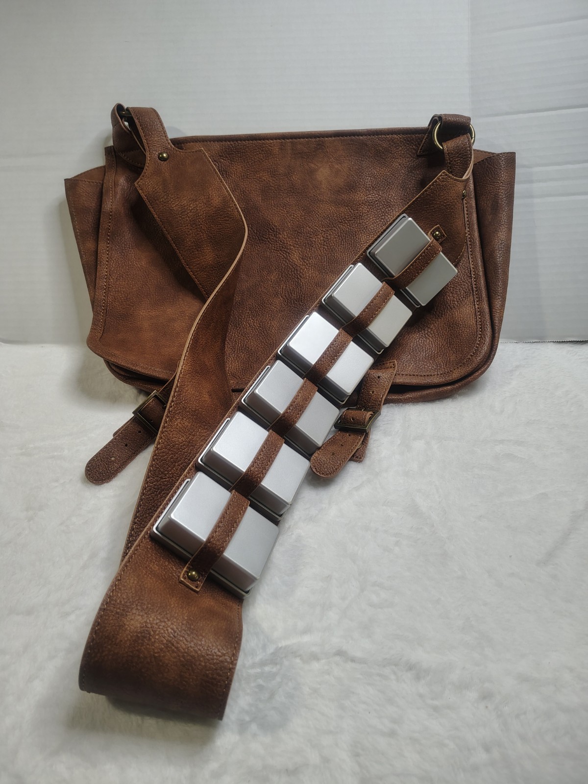 Disney Parks Chewbacca Star Wars Galaxy’s Edge Cross Body Lap Top Snap Bag
