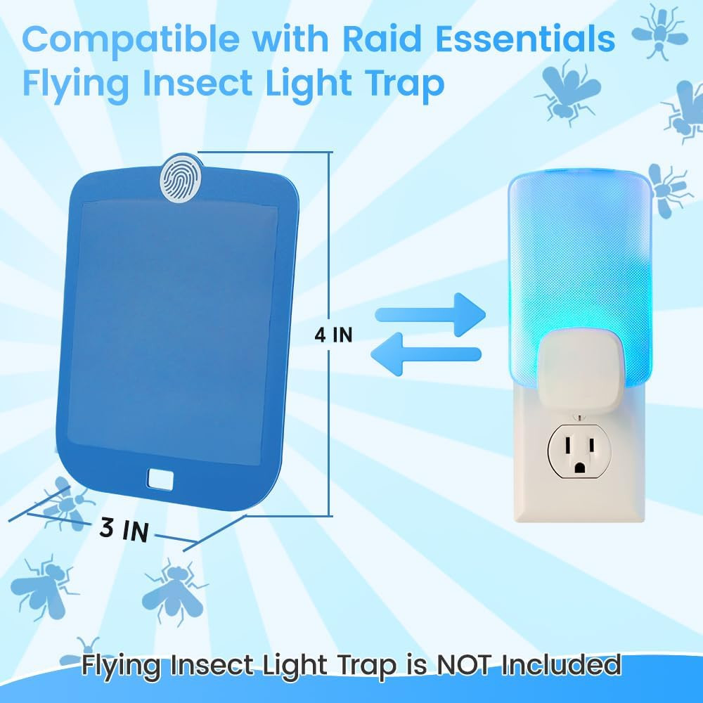 15 Pack Refill Cartridges Compatible with Raid Essentials Flying Insect Light Tr
