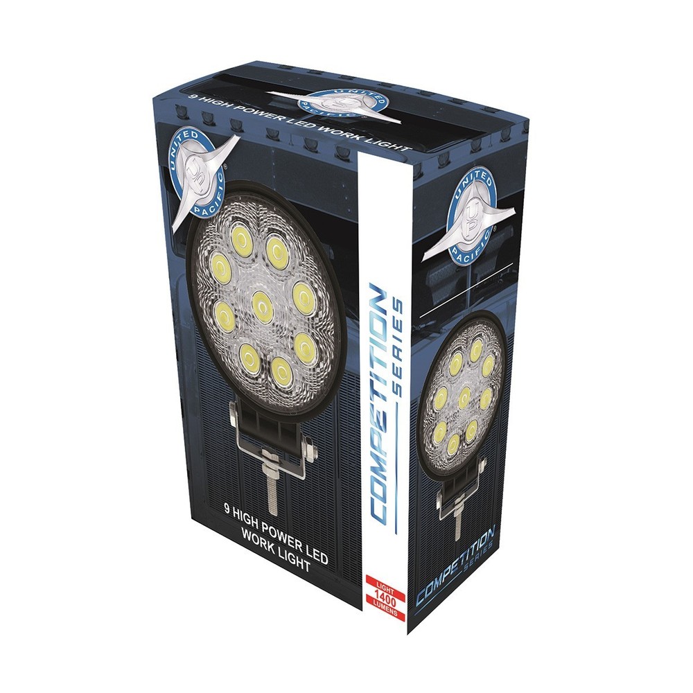 United Pacific 36617 9 High Power Led Work Light - 1 Unit