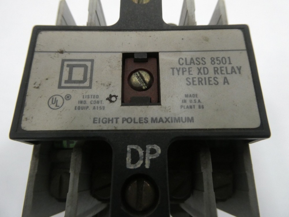 Square D 8501 XDO-20 Control Relay 24v-dc 8p