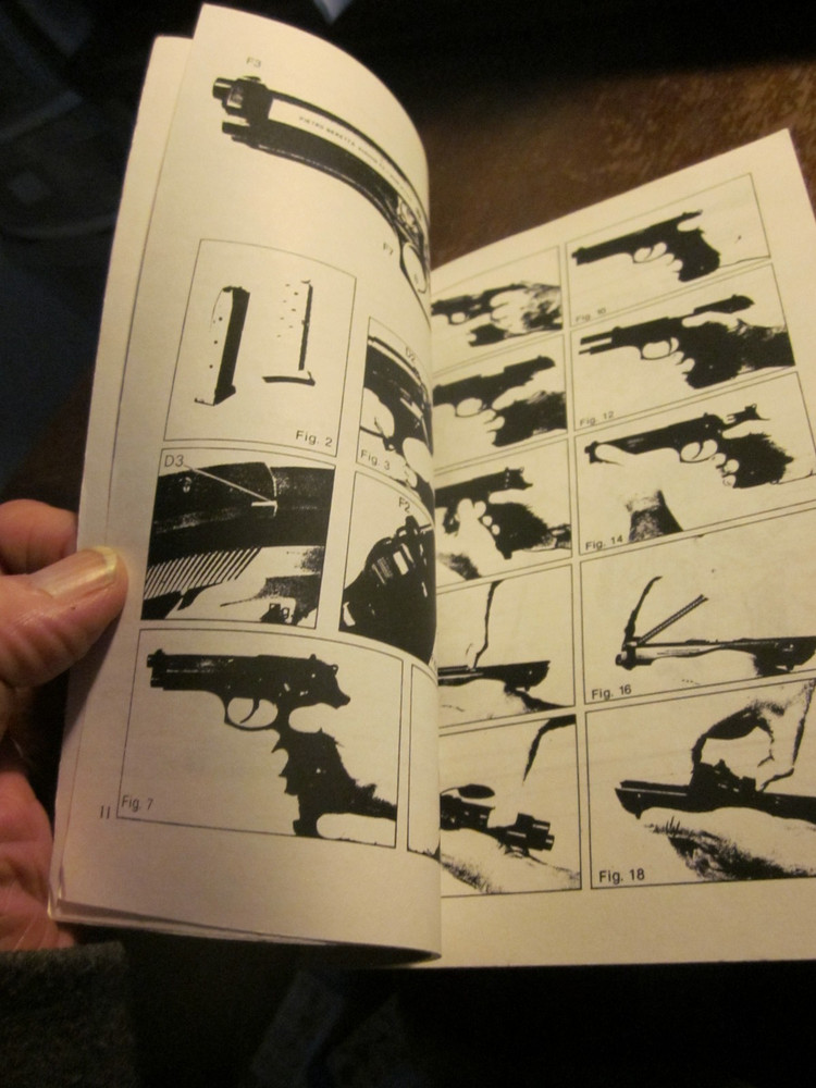 BERETTA Taurus Series 92F Instructions For Operation Manual