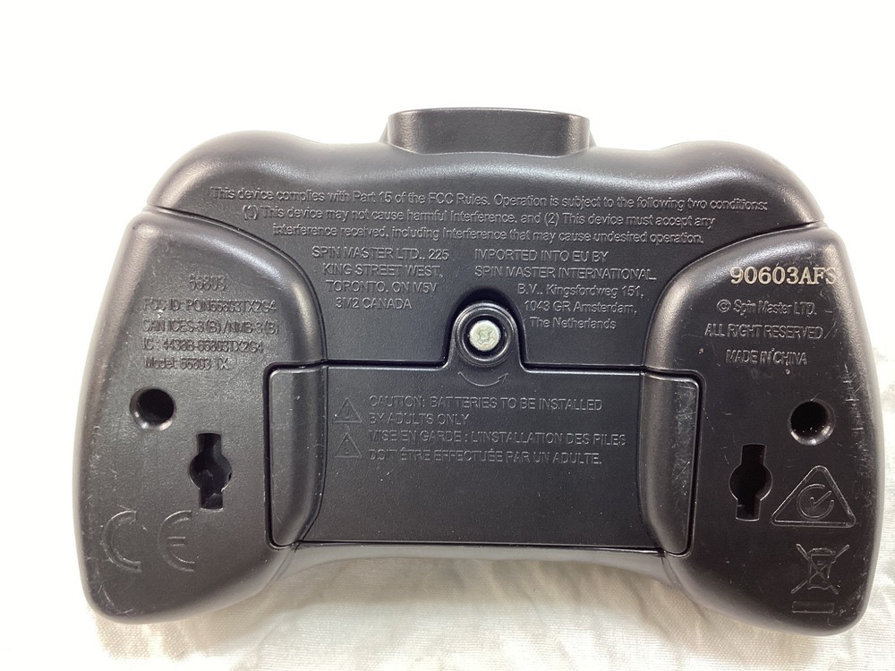 Monster Jam Remote Control Black Joystick Spin Master untested